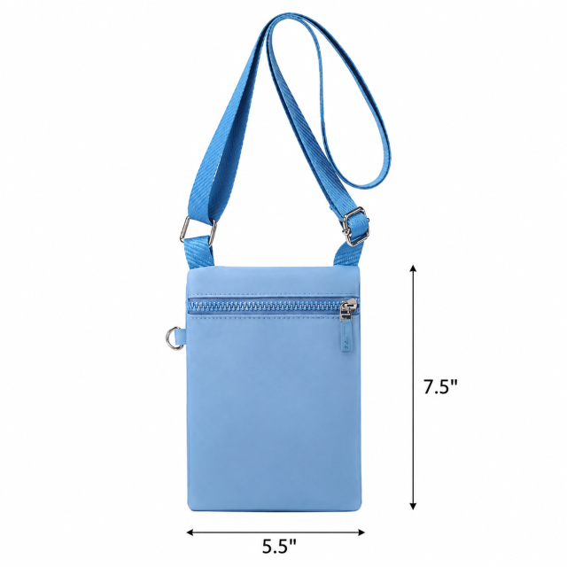 Nylon Mini Crossbody Shoulder Bag With Adjustable Strap