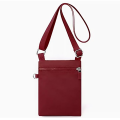 Nylon Mini Crossbody Shoulder Bag With Adjustable Strap