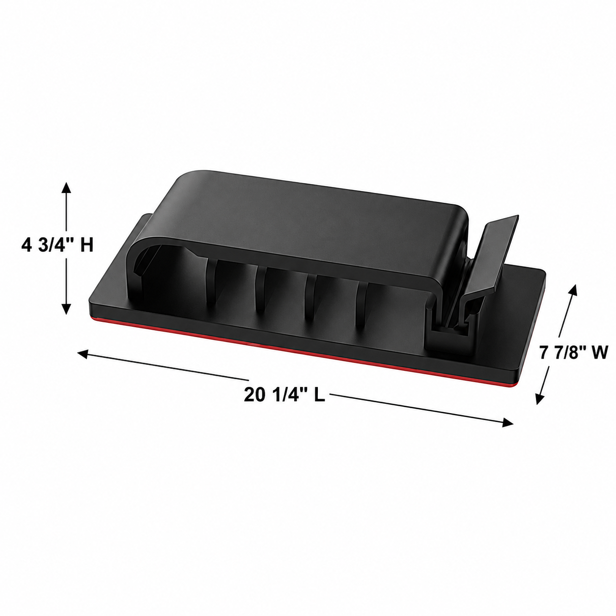PA Material Multi-Slot Wire Organizer