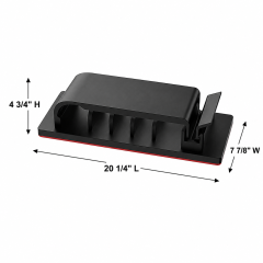 PA Material Multi-Slot Wire Organizer