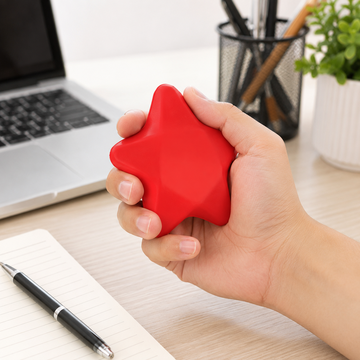 PU Foam Stress Ball Promotional Hand Exercise Reliever