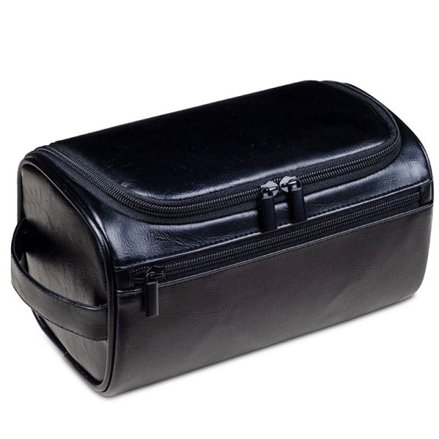 PU Leather Men's Toiletry Bag
