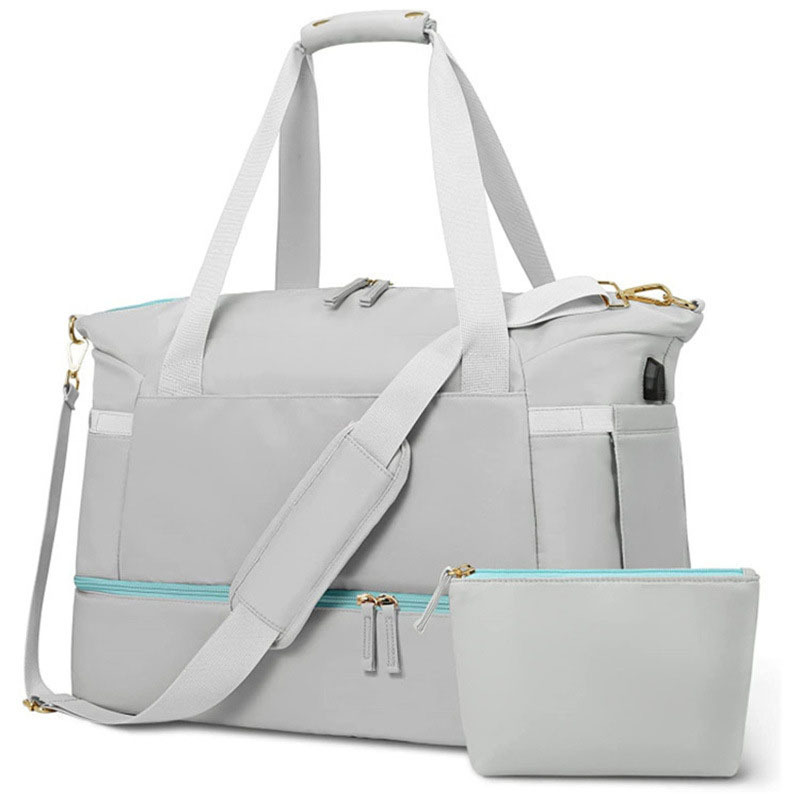 Personal Item Travel Bag with Shoes Compartment