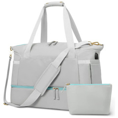 Personal Item Travel Bag with Shoes Compartment