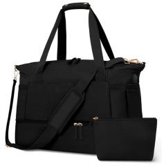 Personal Item Travel Bag with Shoes Compartment