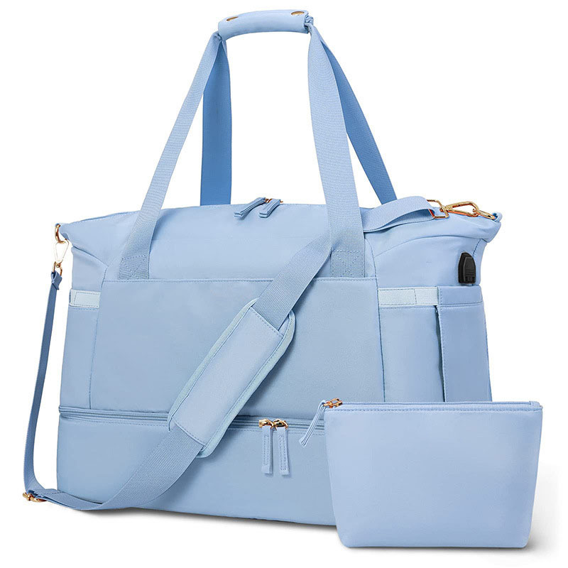 Personal Item Travel Bag with Shoes Compartment
