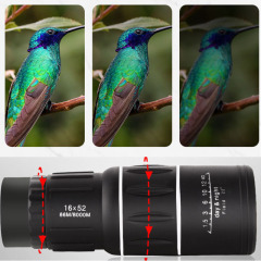 Pocket 16x52 Monocular Telescope
