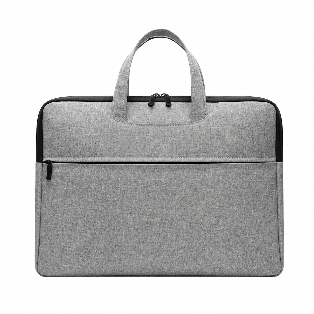Premium Oxford Cloth Business Briefcase With Front Zipper Pocket