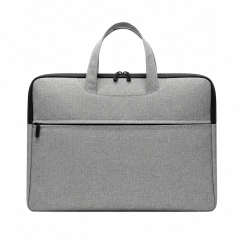 Premium Oxford Cloth Business Briefcase With Front Zipper Pocket