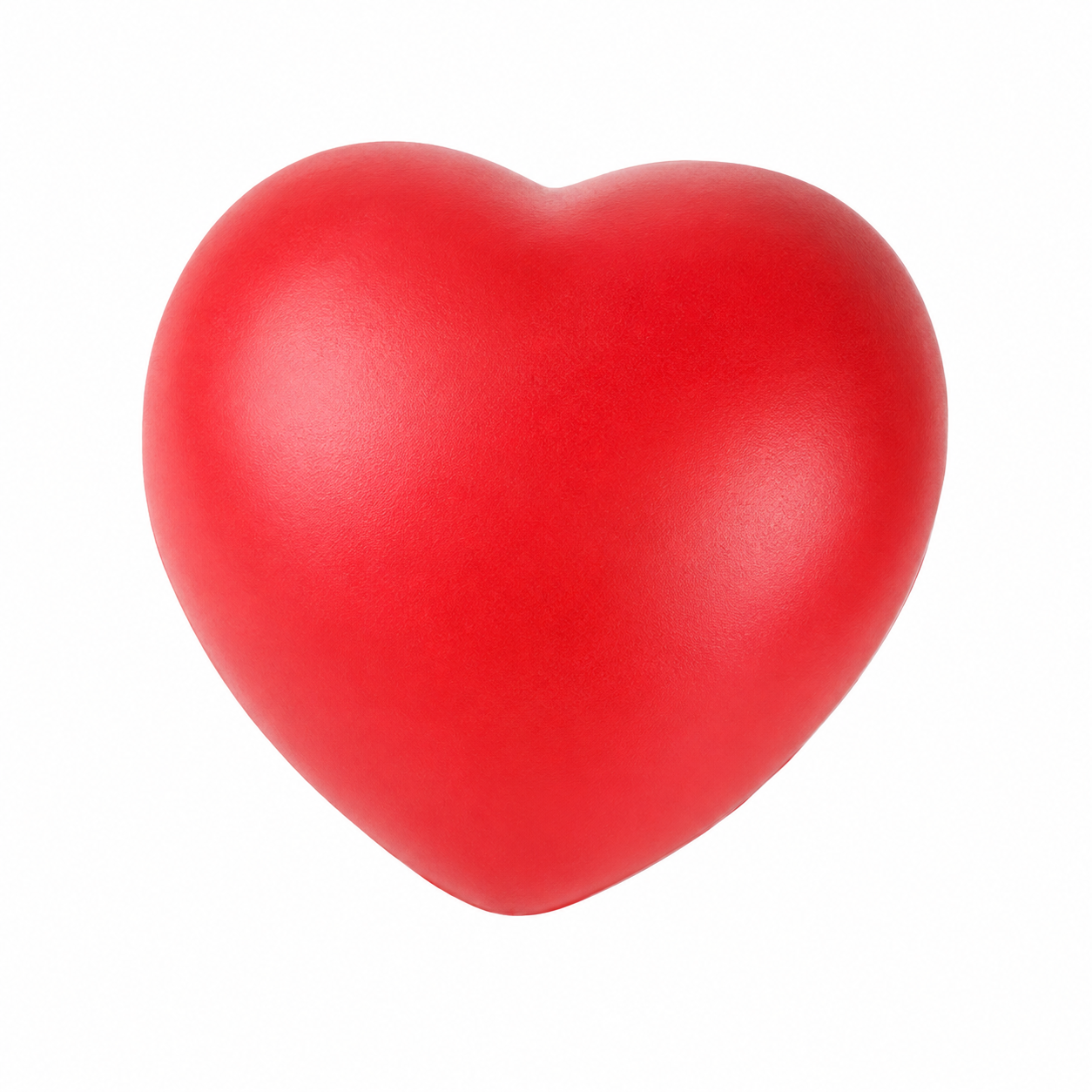 Red Heart Shape PU Foam Stress Relief Ball