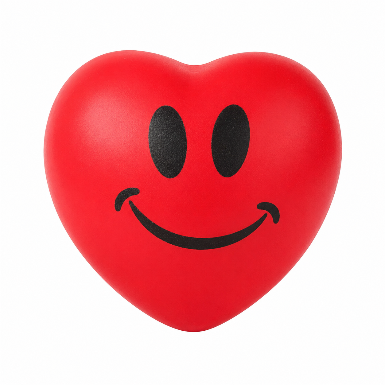 Red Heart Shape PU Foam Stress Relief Ball