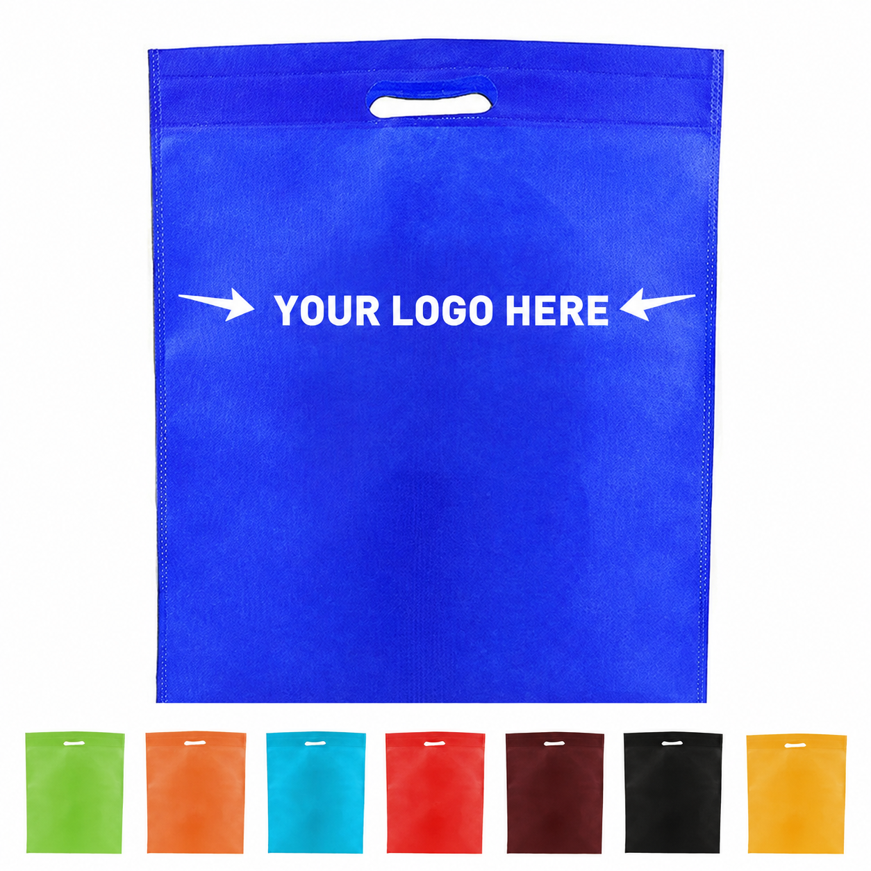 Reusable Non-Woven Die-Cut Handle Tote Bag