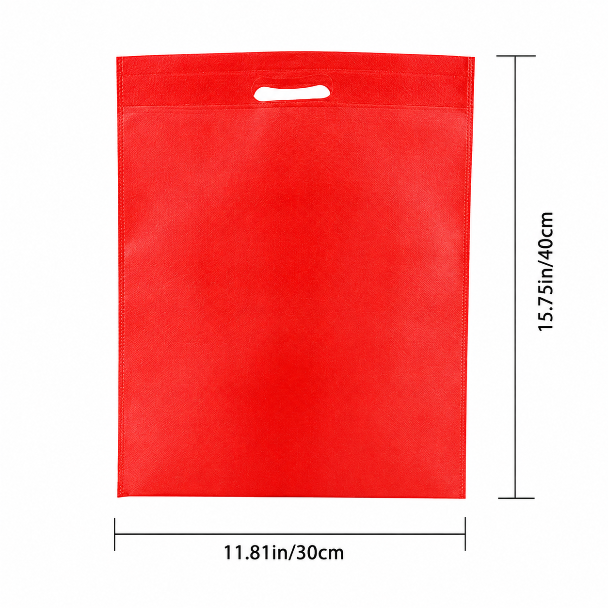 Reusable Non-Woven Die-Cut Handle Tote Bag