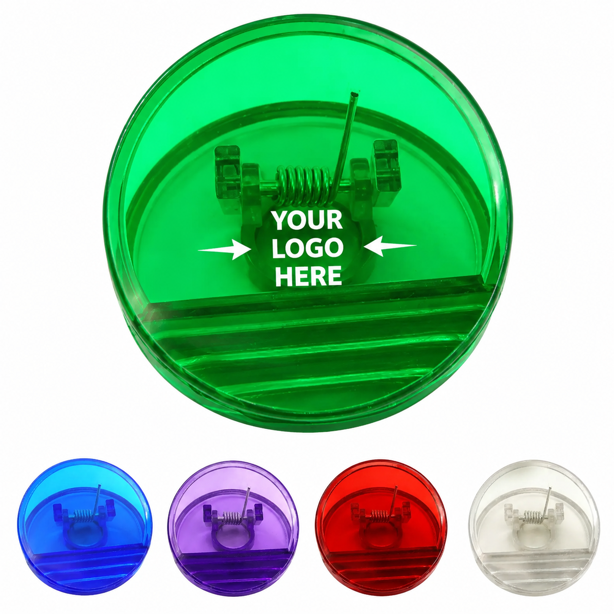 Round Magnetic Memo Clip Holder
