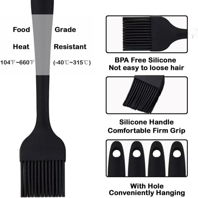 Silicone Heatproof Sauce Basting Brushes