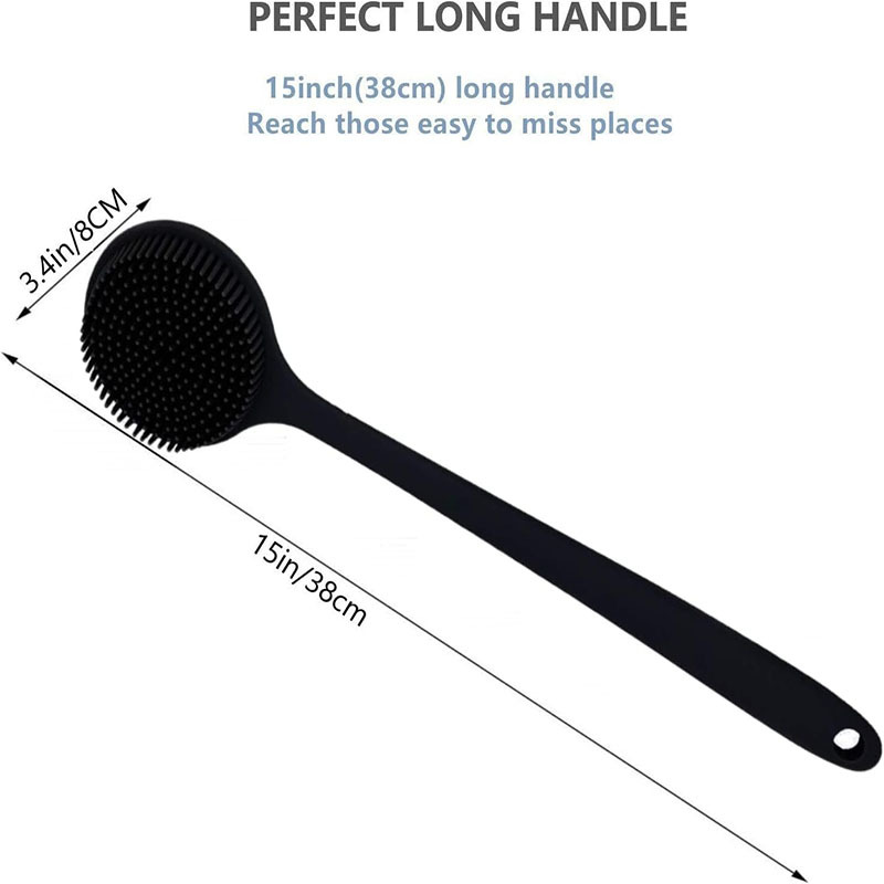 Silicone Long Handle Bath Brush