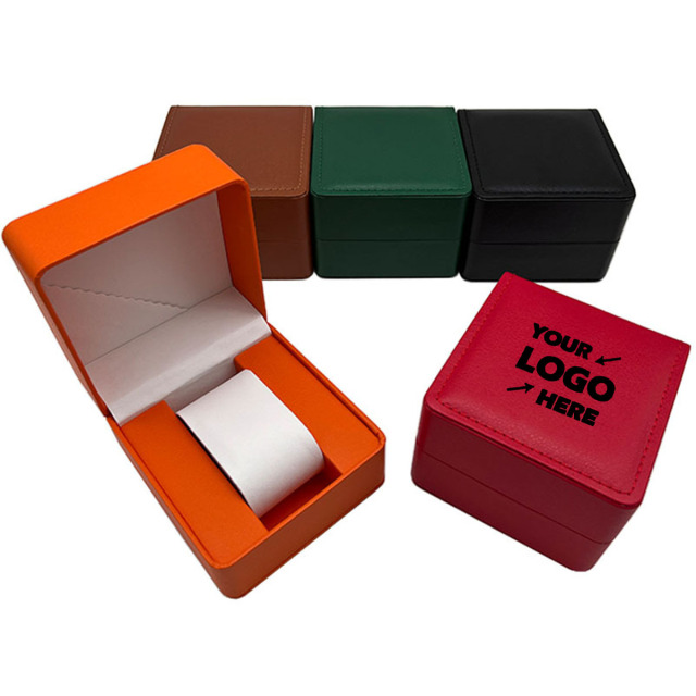 Single PU Leather Watch Case