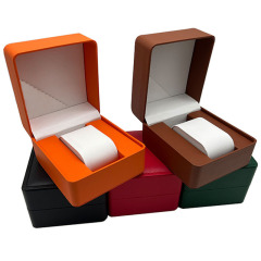 Single PU Leather Watch Case