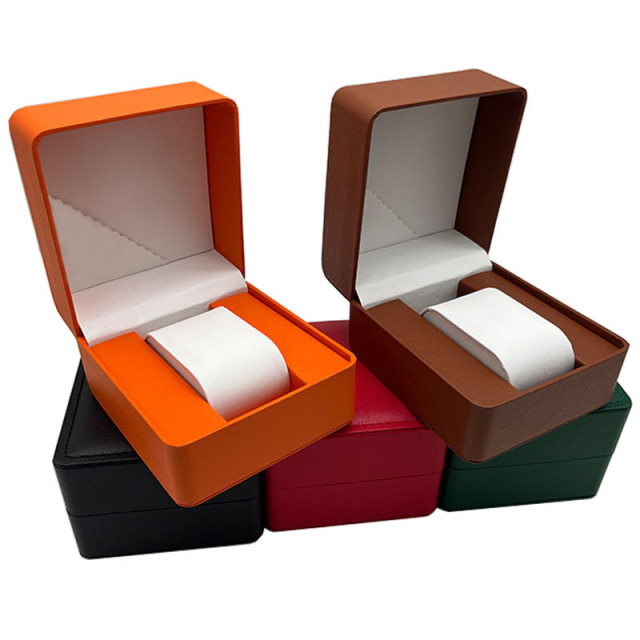 Single PU Leather Watch Case