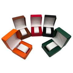 Single PU Leather Watch Case