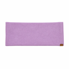 Spring Closure PU Leather Storage Pouch