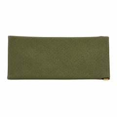 Spring Closure PU Leather Storage Pouch