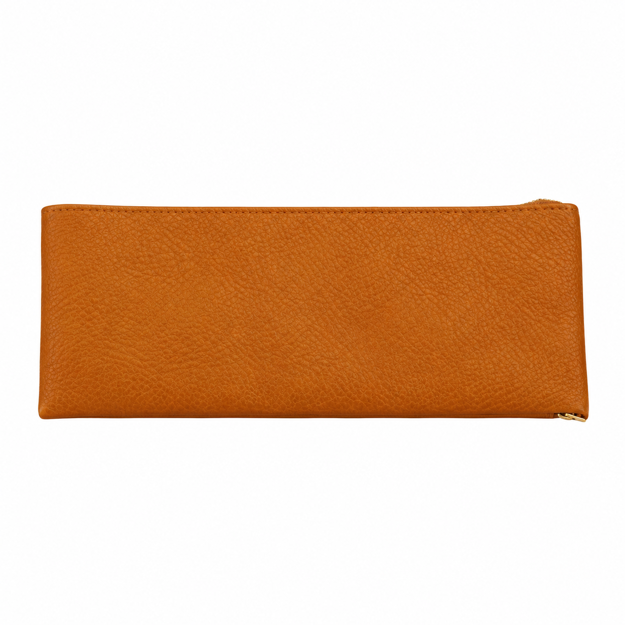 Spring Closure PU Leather Storage Pouch