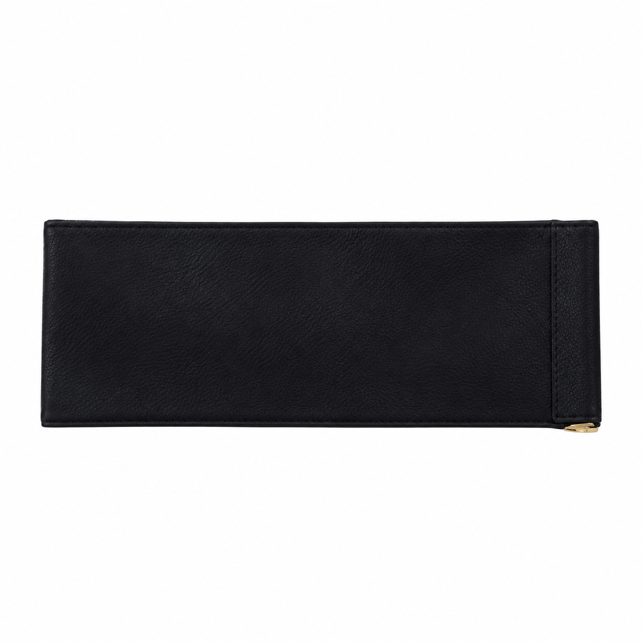 Spring Closure PU Leather Storage Pouch