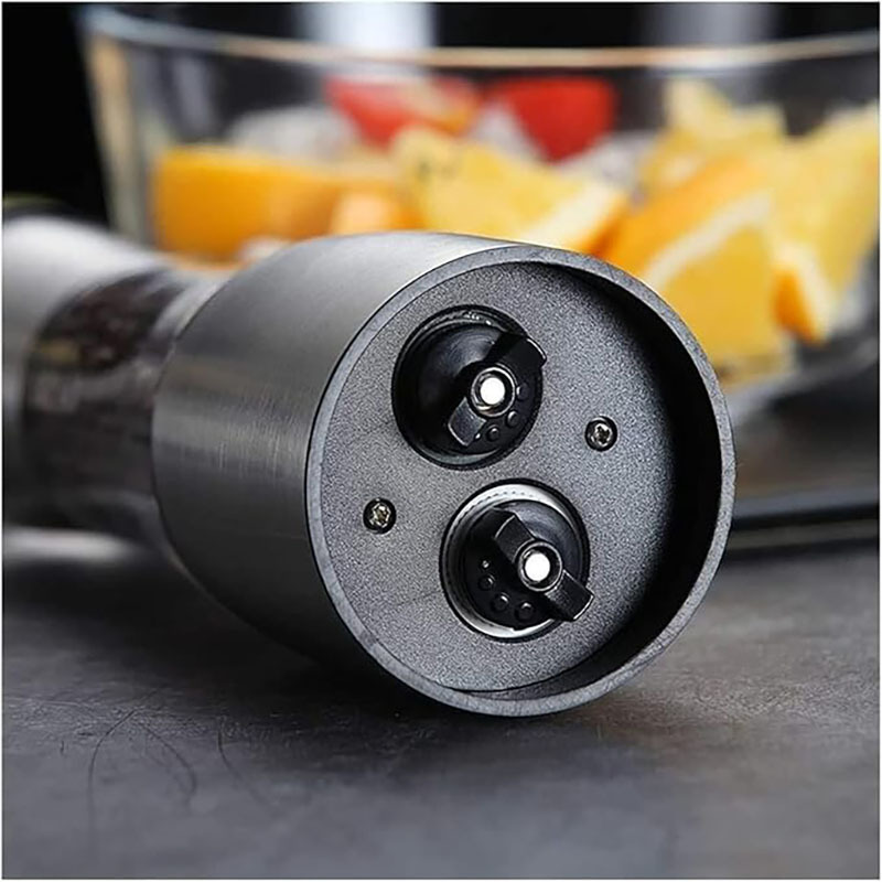 Stainless Steel Manual Dual Salt And Pepper Grinder