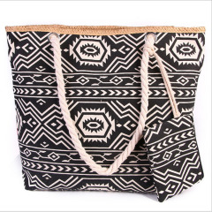 Summer Beach Handbag With Wallet