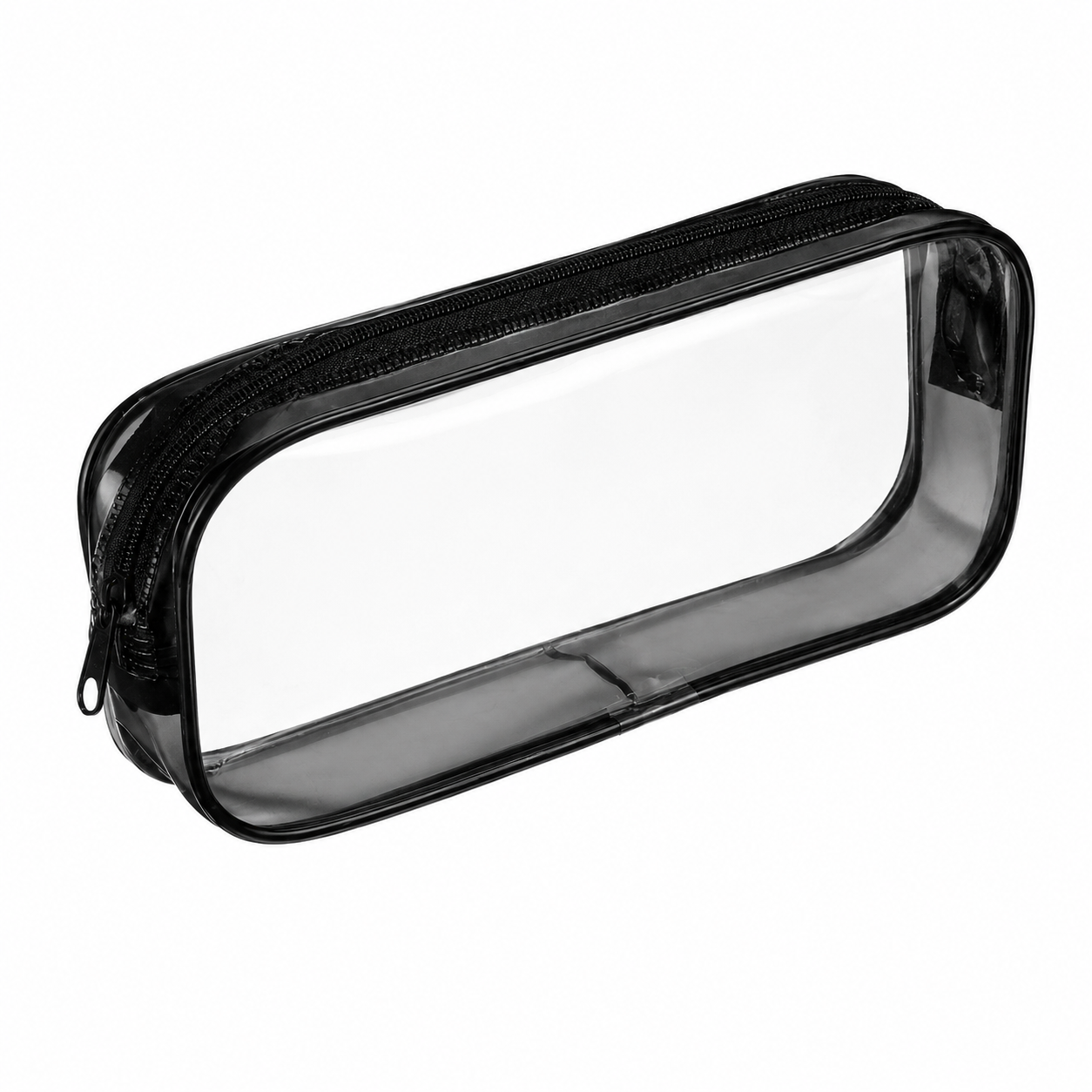 Transparent PVC Pencil Case With Zipper Closure