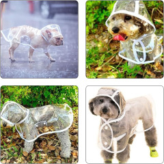 Transparent Pet Dog Raincoat