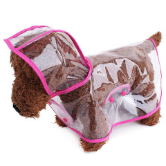 Transparent Pet Dog Raincoat