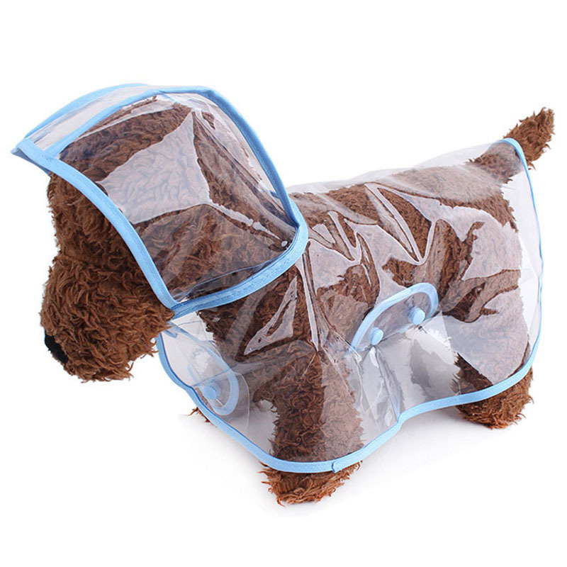 Transparent Pet Dog Raincoat
