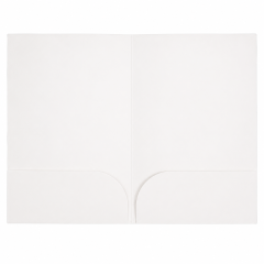 Two Pocket Paper Document Folder