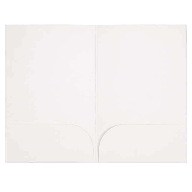 Two Pocket Paper Document Folder