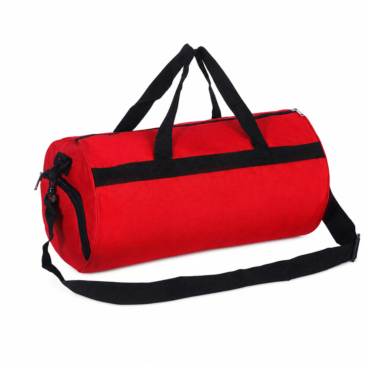 Versatile Nylon Travel Duffel Bag With Shoe Compartment