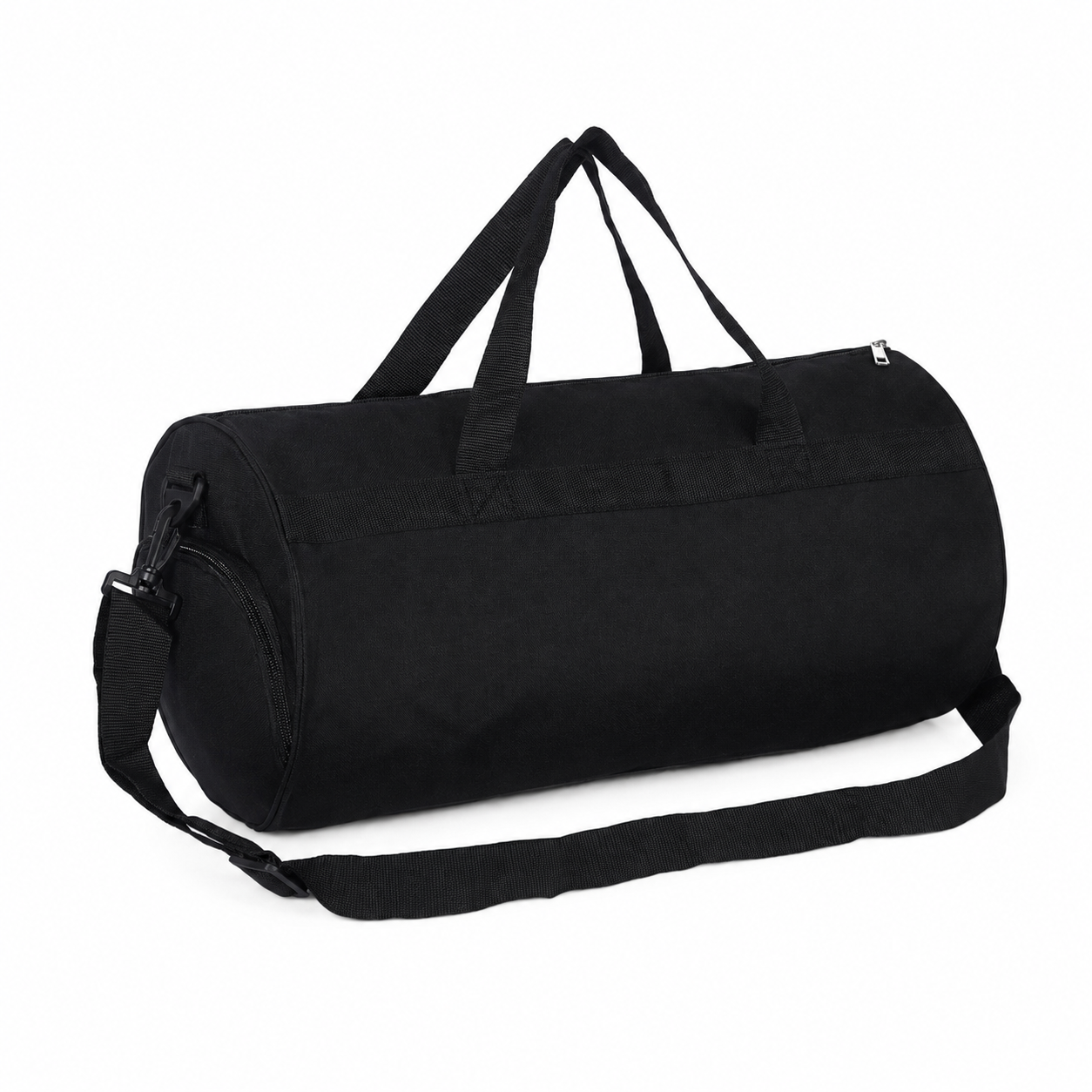 Versatile Nylon Travel Duffel Bag With Shoe Compartment