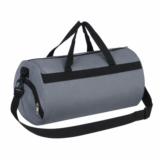 Versatile Nylon Travel Duffel Bag With Shoe Compartment