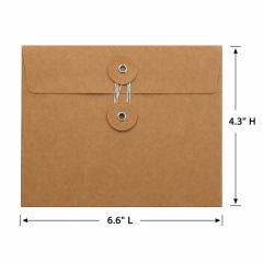 Vintage Paper Event Envelope With Elegant Classic Design