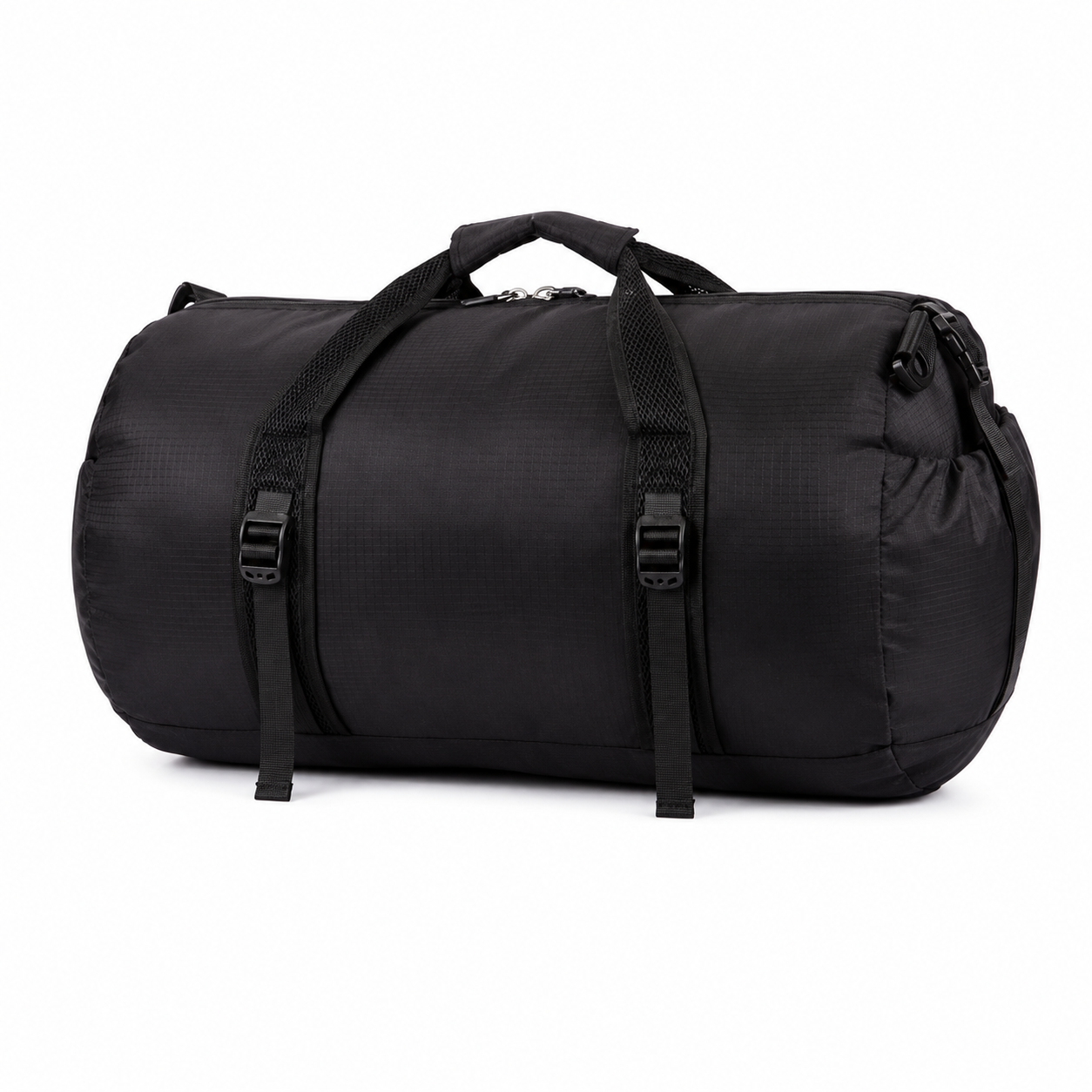 Water Resistant Compact Travel Duffel Bag With Adjustable Shoulder Strap