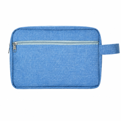 Waterproof 600D Polyester Travel Toiletry Bag With Handle