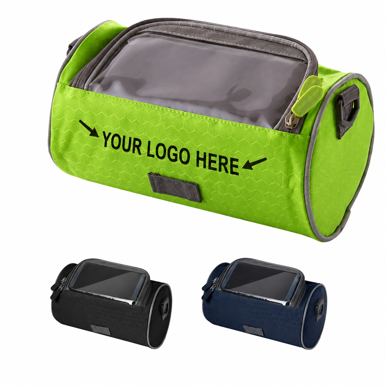 Waterproof Bicycle Handlebar Bag With Transparent Phone Window