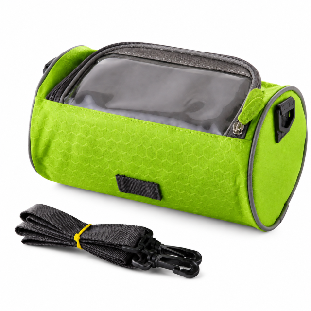 Waterproof Bicycle Handlebar Bag With Transparent Phone Window