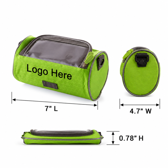 Waterproof Bicycle Handlebar Bag With Transparent Phone Window