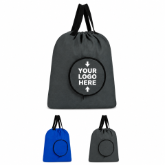 Waterproof Oxford Fabric Travel Laundry Bag With Drawstring Closure