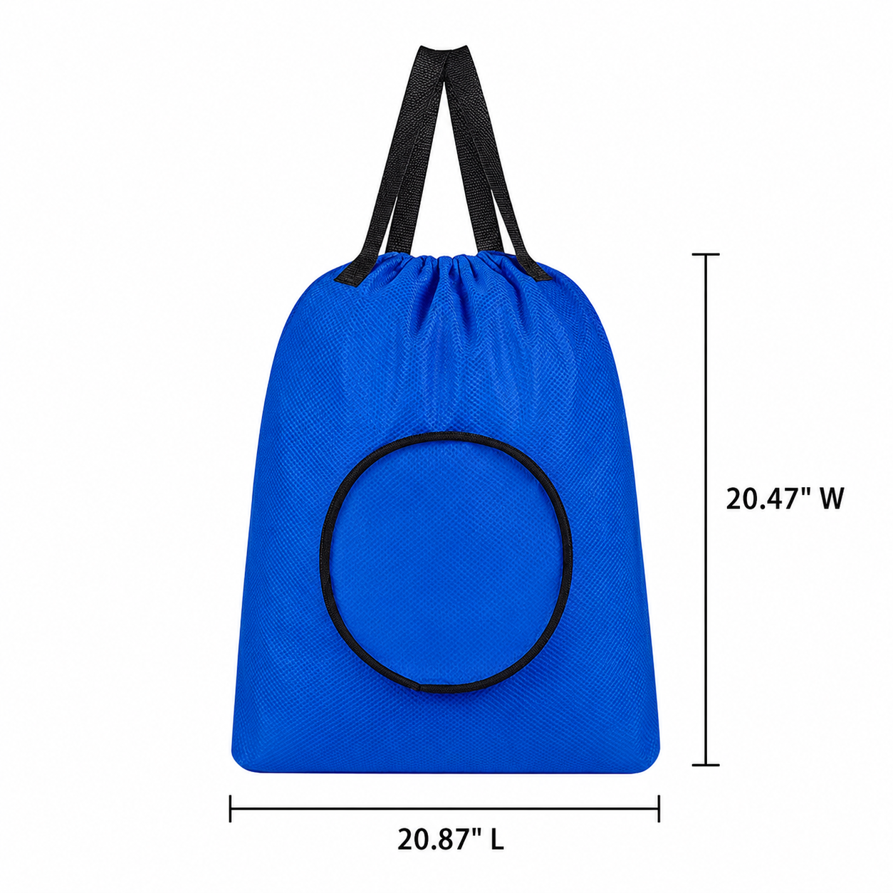 Waterproof Oxford Fabric Travel Laundry Bag With Drawstring Closure