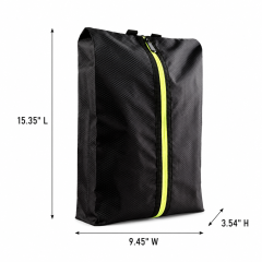 Waterproof Polyester Shoe Storage Bag With Zipper Handle Design