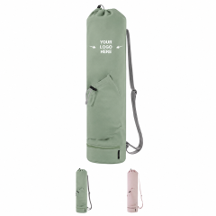 Waterproof Yoga Mat Bag With Wet Pocket And Drawstring Closure