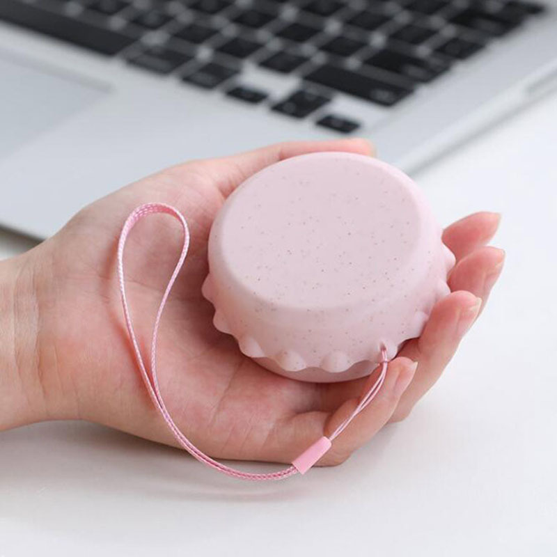Wheat Straw Foldable Collapsible Cup Bottle
